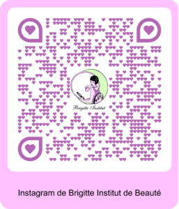 Qr code du lien vers la page instagram de Brigitte Institut de Beauté