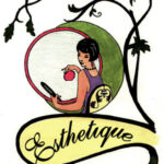 dessin préparatoire à la création de l'enseigne de l'institut